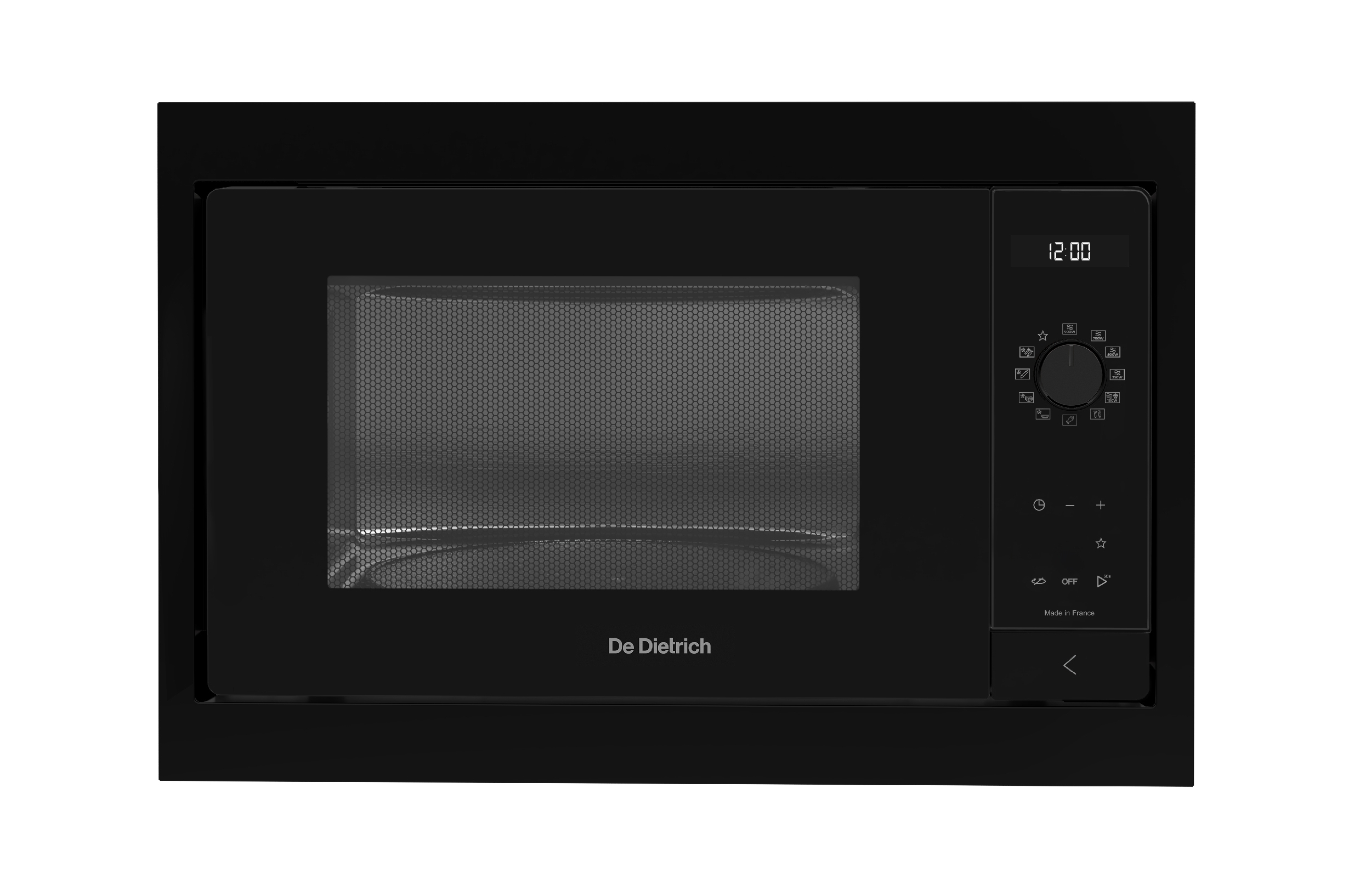 Stellar steel barevné provedení mikrovlnné trouby De Dietrich DME4310B